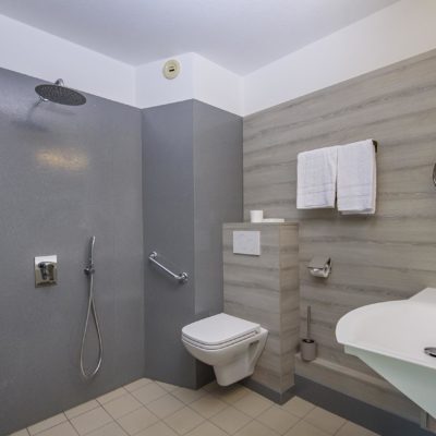 Hotel Restaurant Le Chatard Sarcey Salle de bain-personnes à mobilité réduite